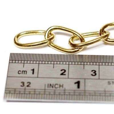 Oval Brass Chain 13mm (1/2