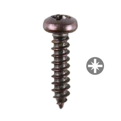 Pan Head Pozi Bronze Plated Screws '6' x 13mm