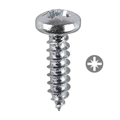 Pan Head Pozi Zinc Plated Screws '8' x 16mm