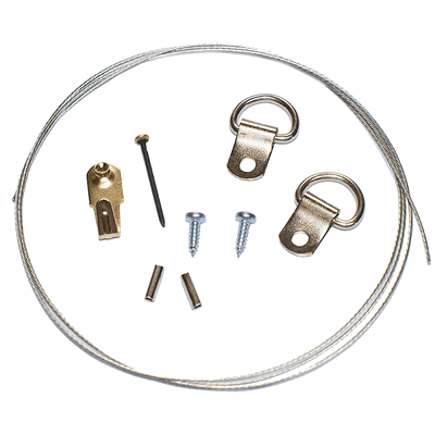 Picture Hanging Kit 3 (Nickel Plated)