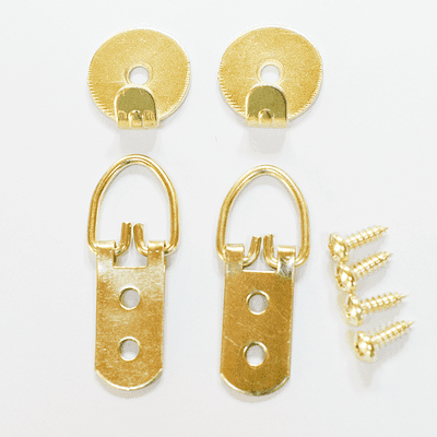 Picture Hanging Kit 8 (Brass Plated Heavy Duty)