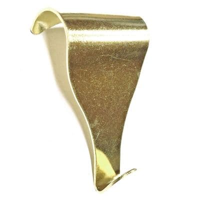 Picture Rail Hook Brass Plated 61mm
