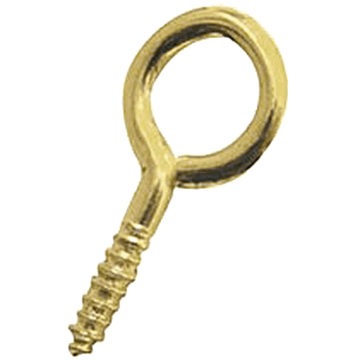 Screw Eyes 20 x 2 Brass Plated