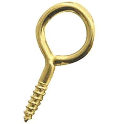 Screw Eyes 25 x 4 Brass Plated