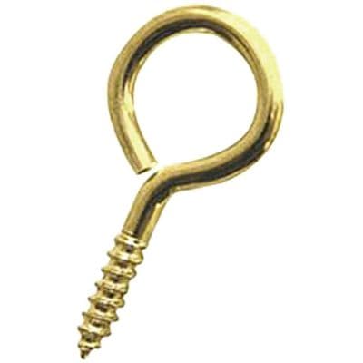 Screw Eyes 30 x 6 Brass Plated