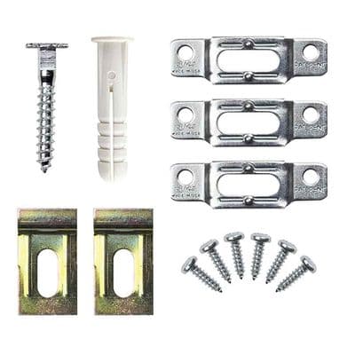 Security Anti-Theft HOOK and PLATE Hanger T-Screw Kit