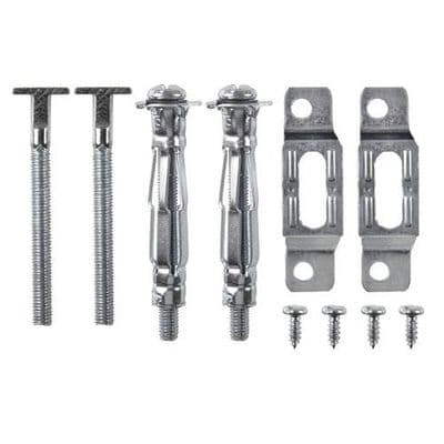 Security Anti-Theft Picture Hanger T-Screw Kit - DRYWALL (Plasterboard) 24mm