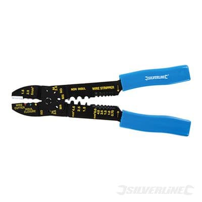 Silverline Crimping & Stripping Pliers
