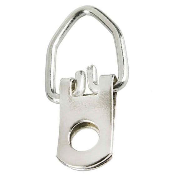 Small 1 Hole Heavy Duty Style Hanger 33mm - Nickel Plated