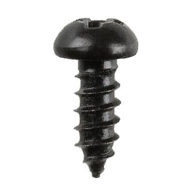 Small Round Head Pozi Black Screws '2' x 8mm (5/16