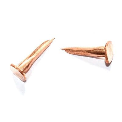 Solid Copper Tacks 13mm
