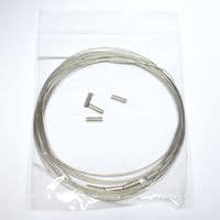 Stainless Steel Wire 3m + Wire Crimping Ferrules Pack