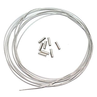 Stainless Steel Wire 3m + Wire Crimping Ferrules Pack
