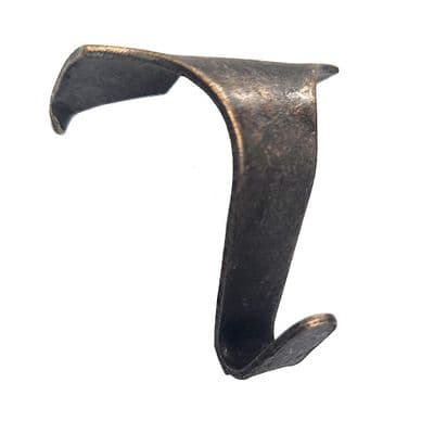 Sturdy Picture Rail Hook BRONZE Finish - Medium