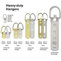 Super Heavy Duty Hanger - 4 Hole Nickel Plated
