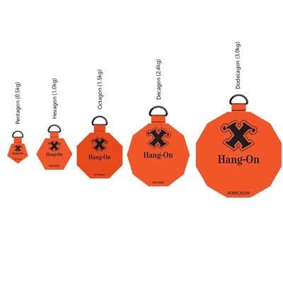 X Hang-On Gummed Adhesive Hangers - Sample Pack (All 5 sizes x 1 hanger)
