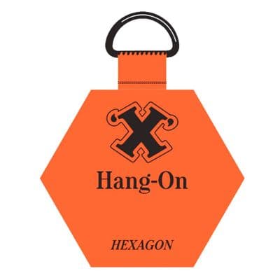 X Hang-On Gummed Adhesive Hexagon Hanger