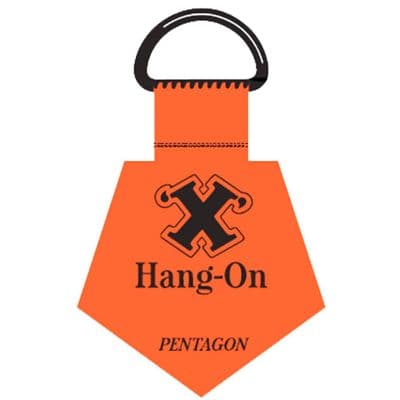 X Hang-On Gummed Adhesive Pentagon Hanger