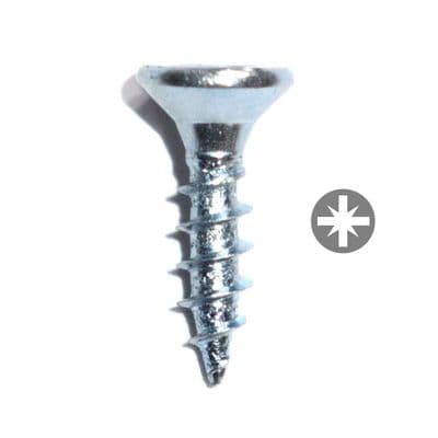 Zinc Plated Wood Screws Pozi '4'x16mm