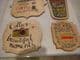 3D Wooden  Inspirational Stickers 6 pack