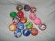 6 Share multi coloured assorted bouncing rubber balls
