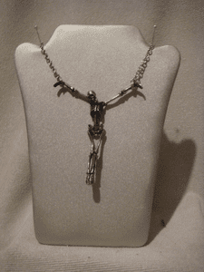 Alchemy Gothic pendant necklace  in pewter Alter Orbis.