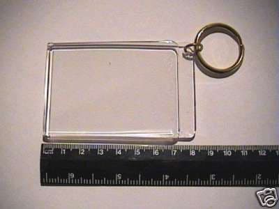 Blank Key Rings 10 Large Free Insert Keyrings