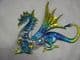Dragon wall plaque Blue Dragon