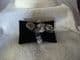 Fashion bangle crystals silver metal twin snake