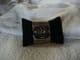 Fashion cuff braclet in silver and black metal