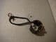 Hair band ponytail holder bronze dragonfly.