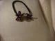 hair band ponytail holder  flowers shades of purple