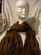 Soft Long cotton Scarf in brown