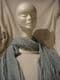 Soft Long cotton Scarf in  pale grey
