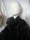 Soft Long light weight  Scarf in black and grey