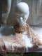 Soft  Long Scarf  lace peach