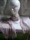 Soft  Long Scarf  paneled lace beige