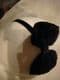 Stretch head band/bandeau black with black lace bow pack of 6.