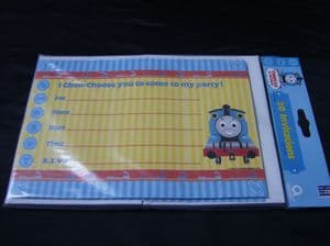 Thomas party invitation pack 24