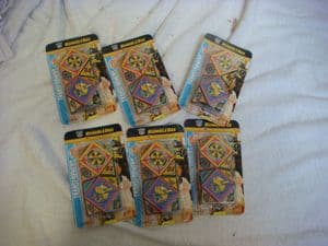 Transformers  mult sided puzzle cube bumblebee set of  6.