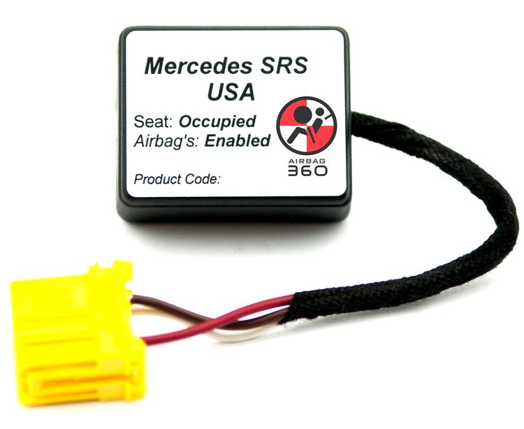 Airbag360 SRS Mercedes SL Class 2002-2005  Passenger airbag seat occupancy sensor emulator bypass