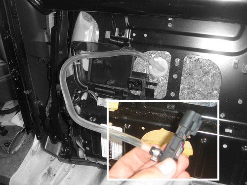 Audi Q7  passenger  side airbag seat occupancy  sensor bladder / pressure - emulator.