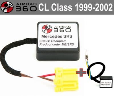 Mercedes CL C215 Front Airbag  Passenger Seat mat Occupancy Sensor, occupied recognition sensor 