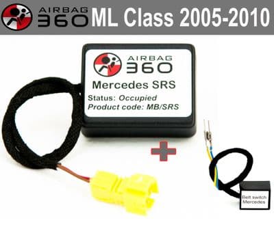 Mercedes ML Class w164   Passenger Seat mat Occupancy Sensor, occupied recognition sensor  emulator