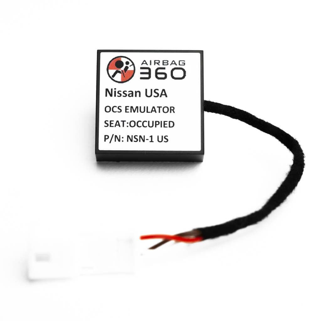 NISSAN Passenger side airbag weight sensor BYPASS