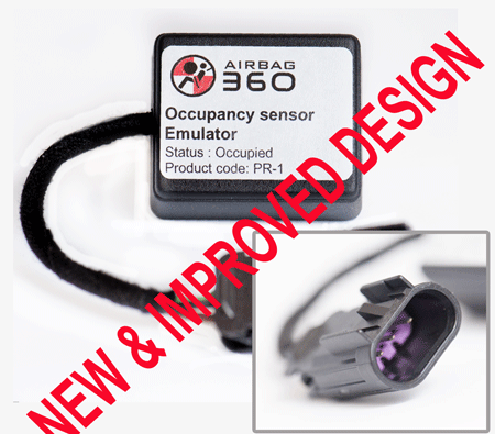 NISSAN Passenger side airbag weight sensor BYPASS