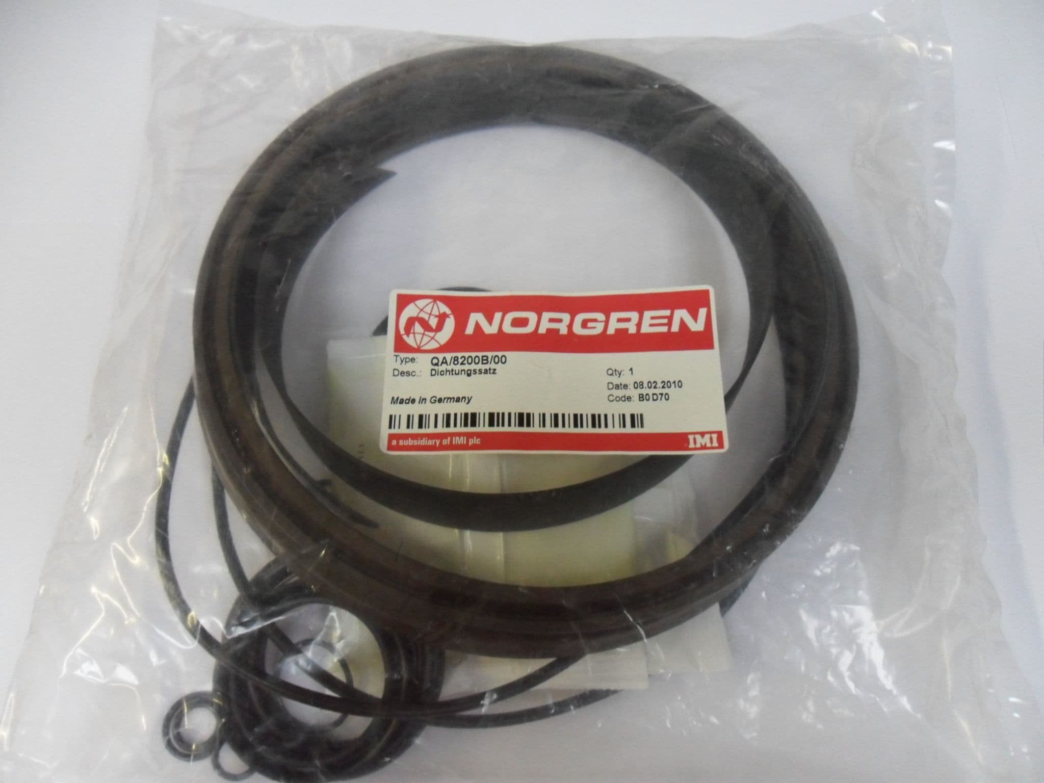 Norgren Cylinder Seal Kit QA/8200B/00