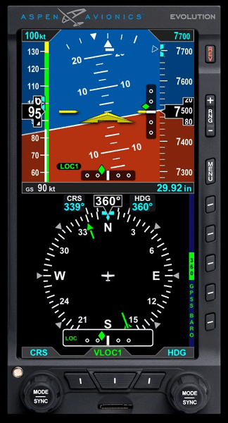 Aspen Evolution E5 Dual EFI PFD System (403016)