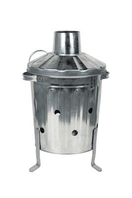Ambassador Galvanised Mini Garden Incinerator - Tapered