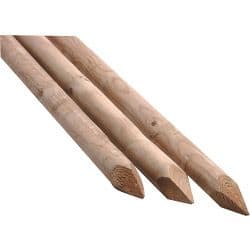 Ambassador Round Pine Softwood Tree Stakes - 1.2m x 30mm